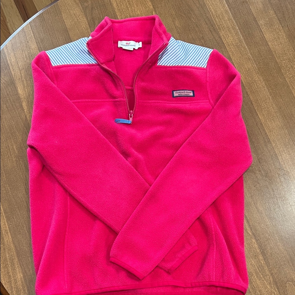 Vineyard Vines Women's Pink Fleece Jacket